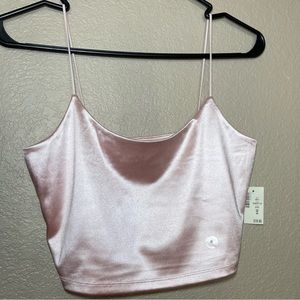 Polyester light pink Bungee Cami